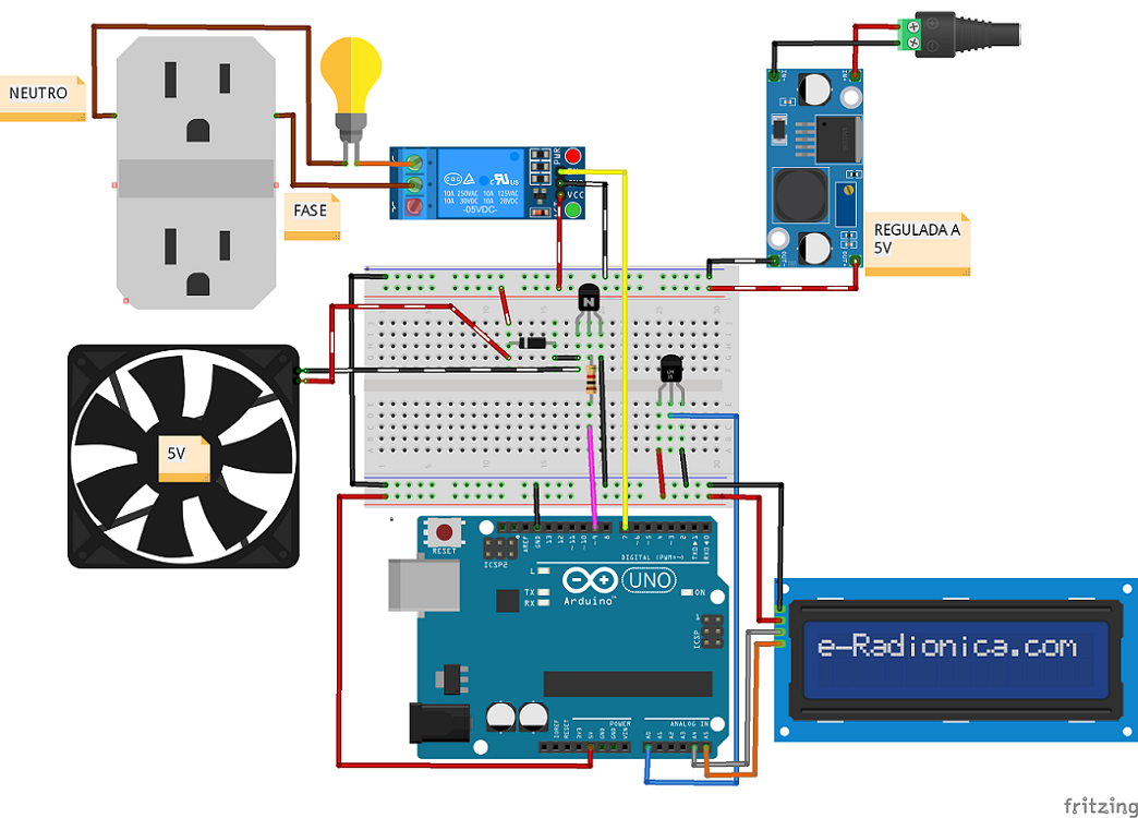 Diagrama de conexión del proyecto final del segundo parcial